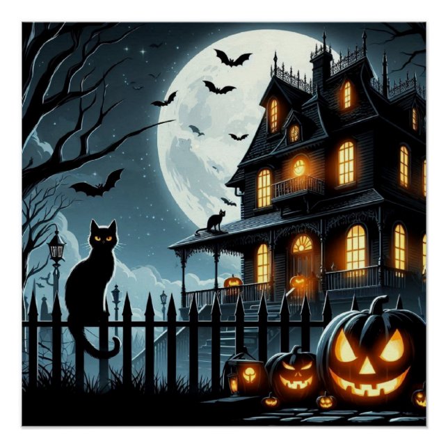 Póster Halloween (Anverso)