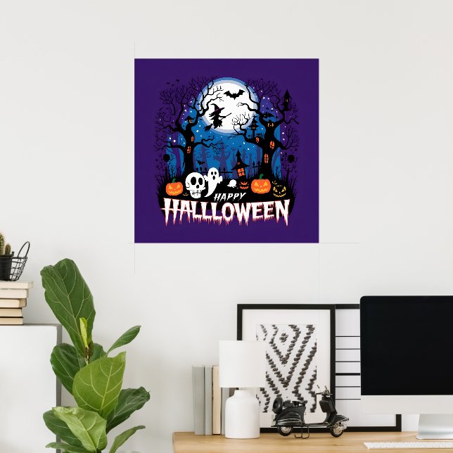 Póster Halloween (Oficina en casa)