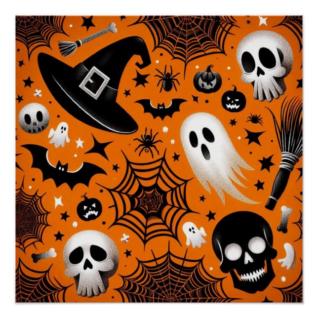 Póster Halloween (Anverso)