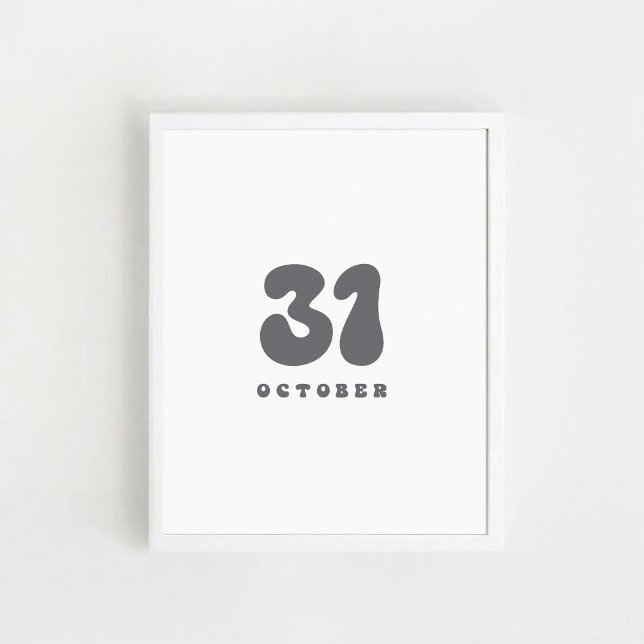 Póster Halloween 31 de octubre (Subido por el creador)
