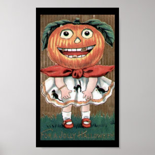 Póster Halloween alegre