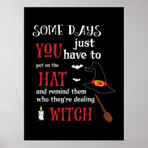 Póster Halloween Algunos Días Que Tienes Que Cumpleaños