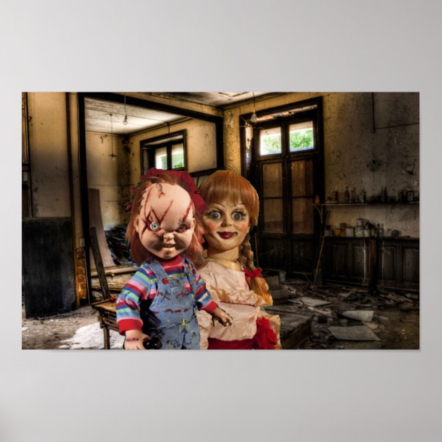 Póster Halloween aterrador. (Frente)