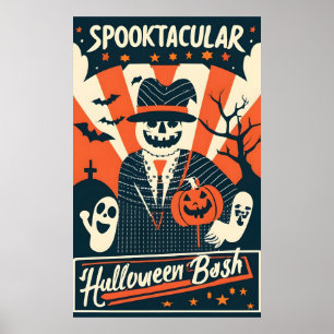 Póster Halloween Bash Spooktacular