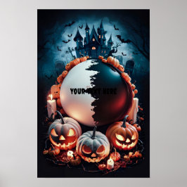 Póster Halloween Blank Invitation Poster #7
