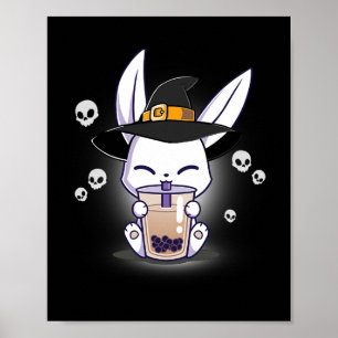 Póster Halloween Bo Bunny Kawaii Anime Bruny Bo