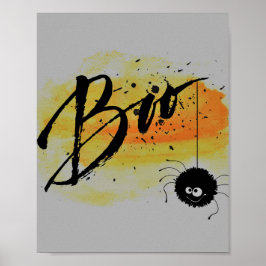 Póster Halloween Boo