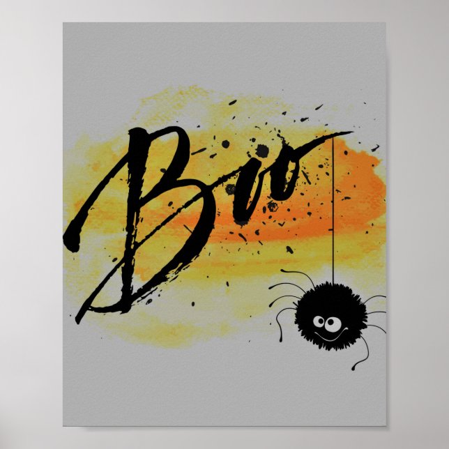 Póster Halloween Boo (Frente)