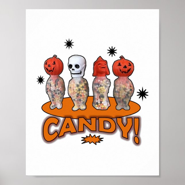 PÓSTER HALLOWEEN CANDY (Frente)