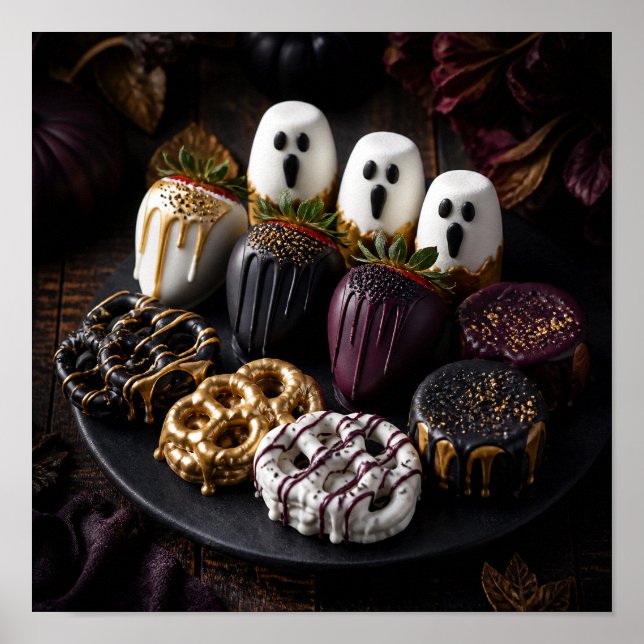 Póster Halloween candy melts (Frente)