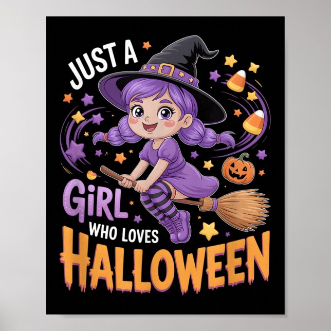Póster Halloween chicas (Frente)