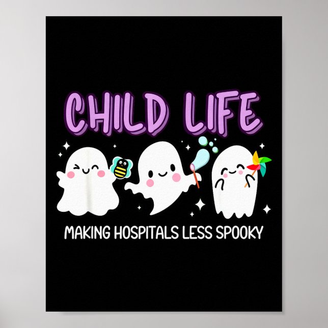 Póster Halloween Child Life Specialist, Fall Child Life S (Frente)