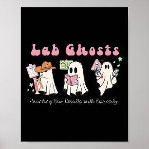 Póster Halloween Costume Ghost Teachatory Lab Tec