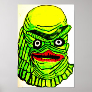 PÓSTER HALLOWEEN CREATURE FROM THE ABYSS