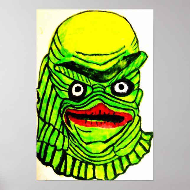 PÓSTER HALLOWEEN CREATURE FROM THE ABYSS (Frente)
