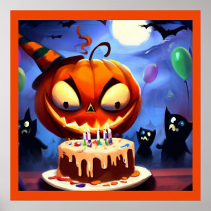 Póster Halloween - Cumpleaños 3