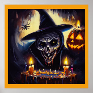 Póster Halloween - Cumpleaños 7