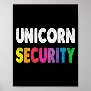 Póster Halloween Dad Mom Daughter Adulto Costume Unicorn