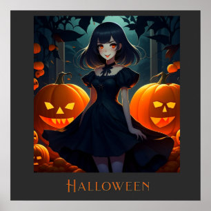 PÓSTER HALLOWEEN DARK VAMPIRE PRINCESS