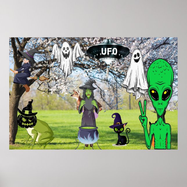 Póster Halloween de 2023 (Frente)