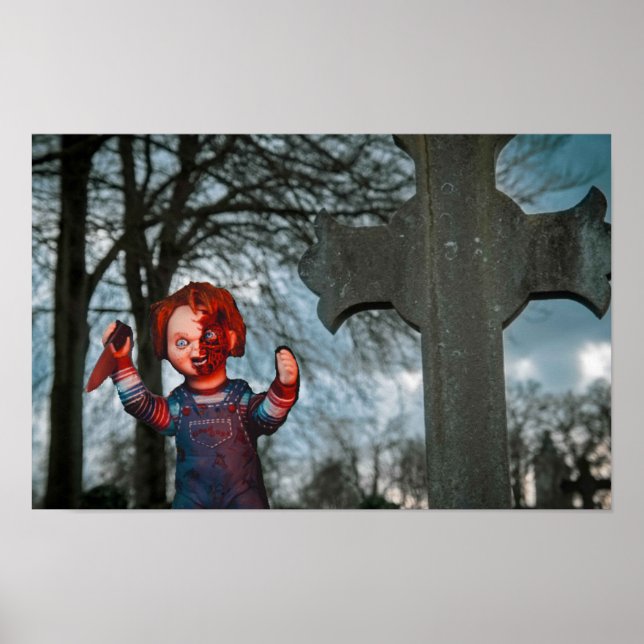 Póster Halloween de fantasía. (Frente)