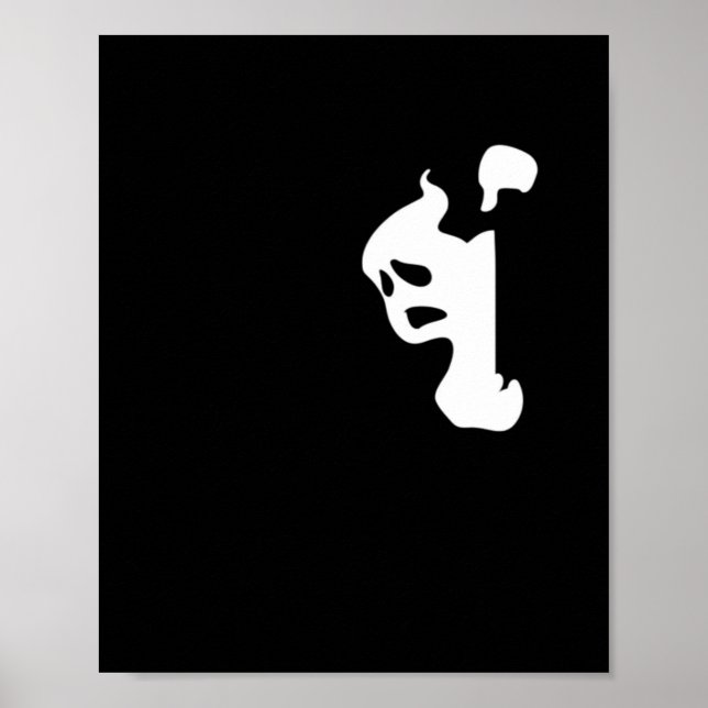 Póster Halloween de la Eslora Esencial Peekaboo (Frente)