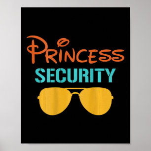 Póster Halloween de la Seguridad de la Princesa Papá Coin