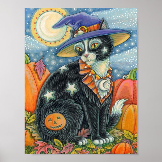 PÓSTER HALLOWEEN DE LA TESTIGO Y RATÓN DEL CÁMARA DE CÓDI (Frente)