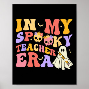 Póster Halloween De Maestros En Mi Era De Maestros Retro