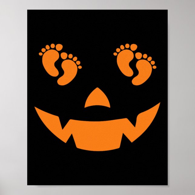 Póster Halloween de parto de enfermeras de OB (Frente)