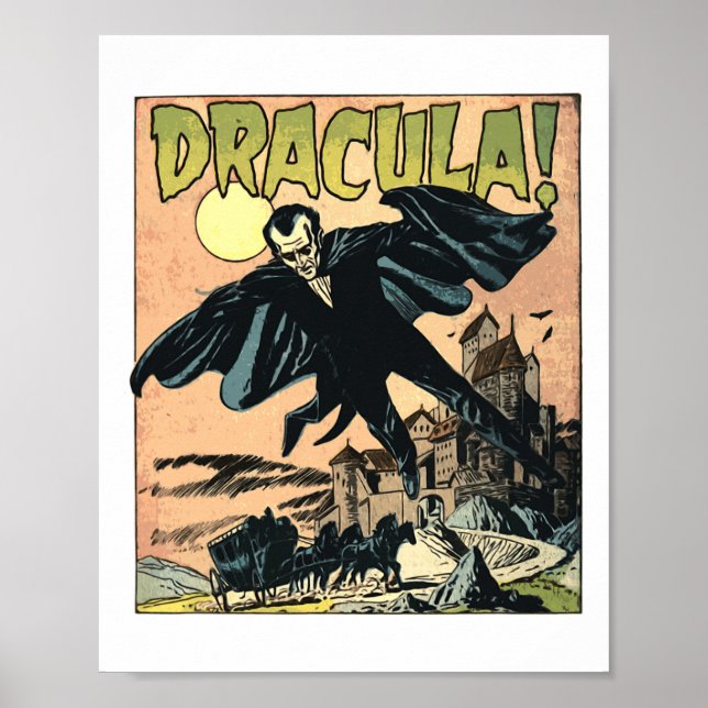 Póster Halloween del vampiro del monstruo de la película  (Frente)