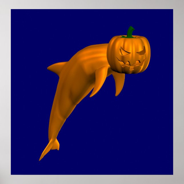 Póster Halloween Dolphin (Frente)
