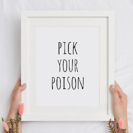 Póster Halloween, el Bar de bebidas fantasmales | El vene