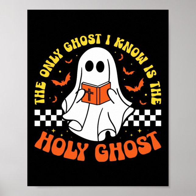 Póster Halloween El Único Fantasma Que Conozco Es El Espí (Frente)