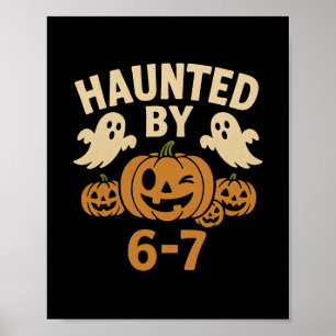 Póster Halloween Embrujado 67 Seis Siete Meme 1 (11)