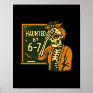 Póster Halloween Embrujado 67 Seis Siete Meme 1 (14) 