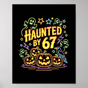 Póster Halloween Embrujado 67 Seis Siete Meme 1 (6)