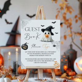 Póster Halloween en Baby Shower de Little Boo