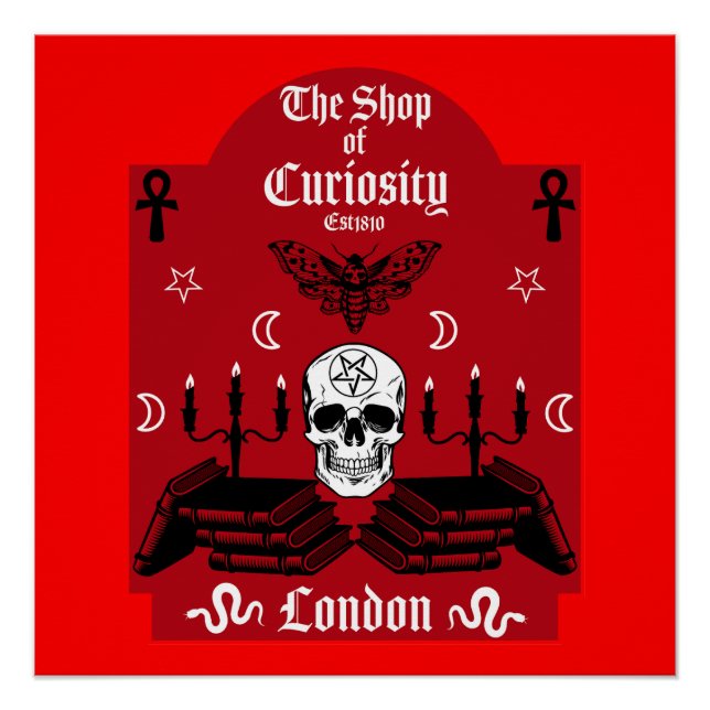 Póster Halloween en Punk gótico de brujas (Anverso)