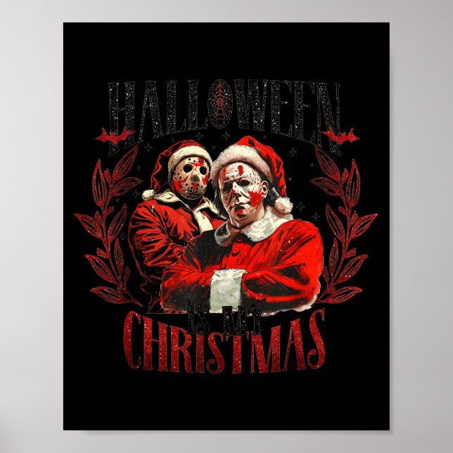 Póster Halloween es mi Navidad  (Frente)