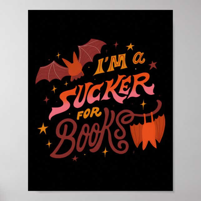 Póster Halloween es un éxito para libros (Frente)