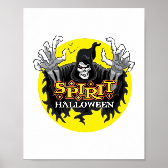 Póster Halloween espiritual (Frente)