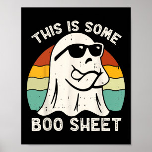 Póster Halloween Esta es una hoja de boco
