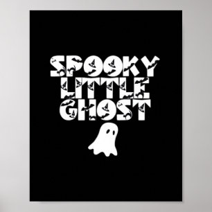 Póster Halloween fantasmal