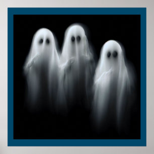 Póster Halloween - Fantasmas 1