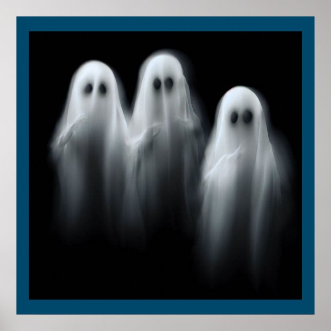 Póster Halloween - Fantasmas 1 (Frente)