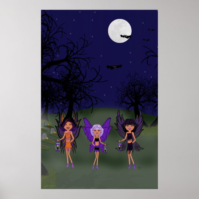 Póster Halloween Fantea A Las Hermanas Hallow (Frente)