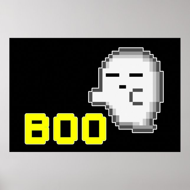PÓSTER HALLOWEEN GHOST - BOO (Frente)