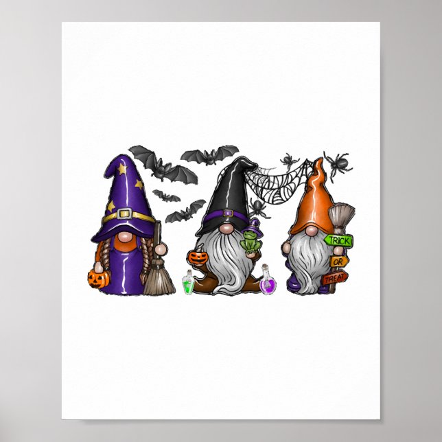 Póster Halloween Gnome (Frente)