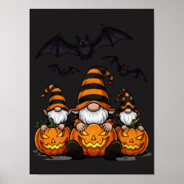 Póster Halloween Gnome Poster